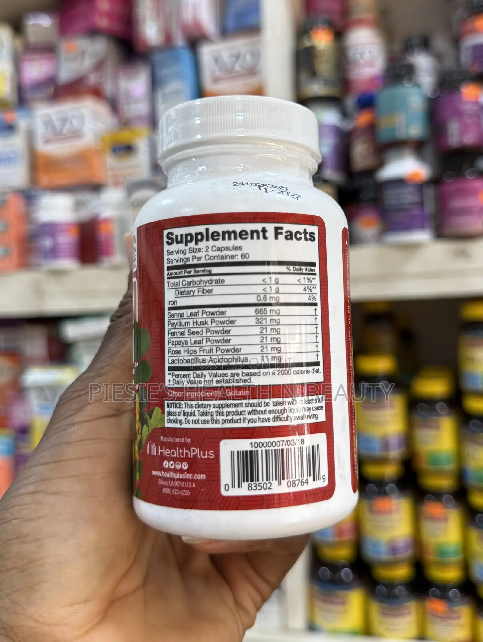 Health Plus Super Colon Cleanse, 120 Capsules