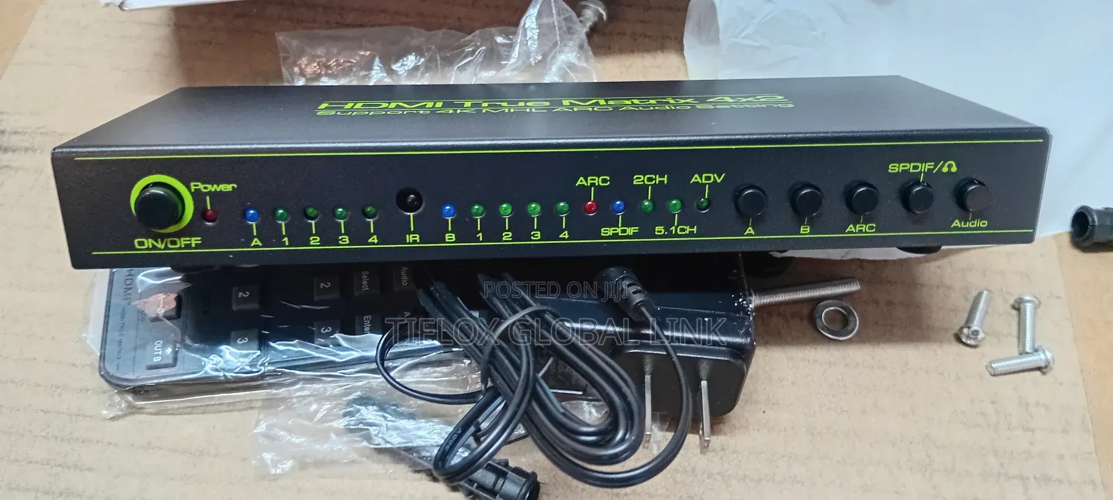 Hdmi True Matrix 4×2.Suppoers MHL Arc Audio Splitting ( Uk)