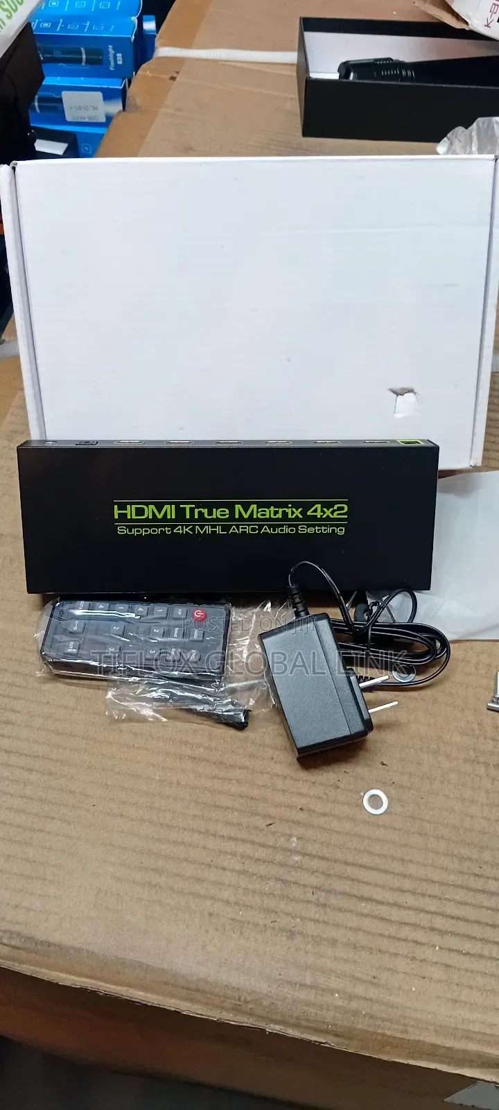 Hdmi True Matrix 4×2.Suppoers MHL Arc Audio Splitting ( Uk)
