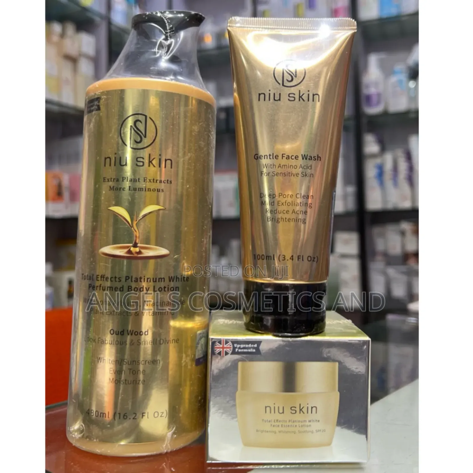 Niu Skin Body Lotion, Shower Gel,Face Cream and Sunscreen