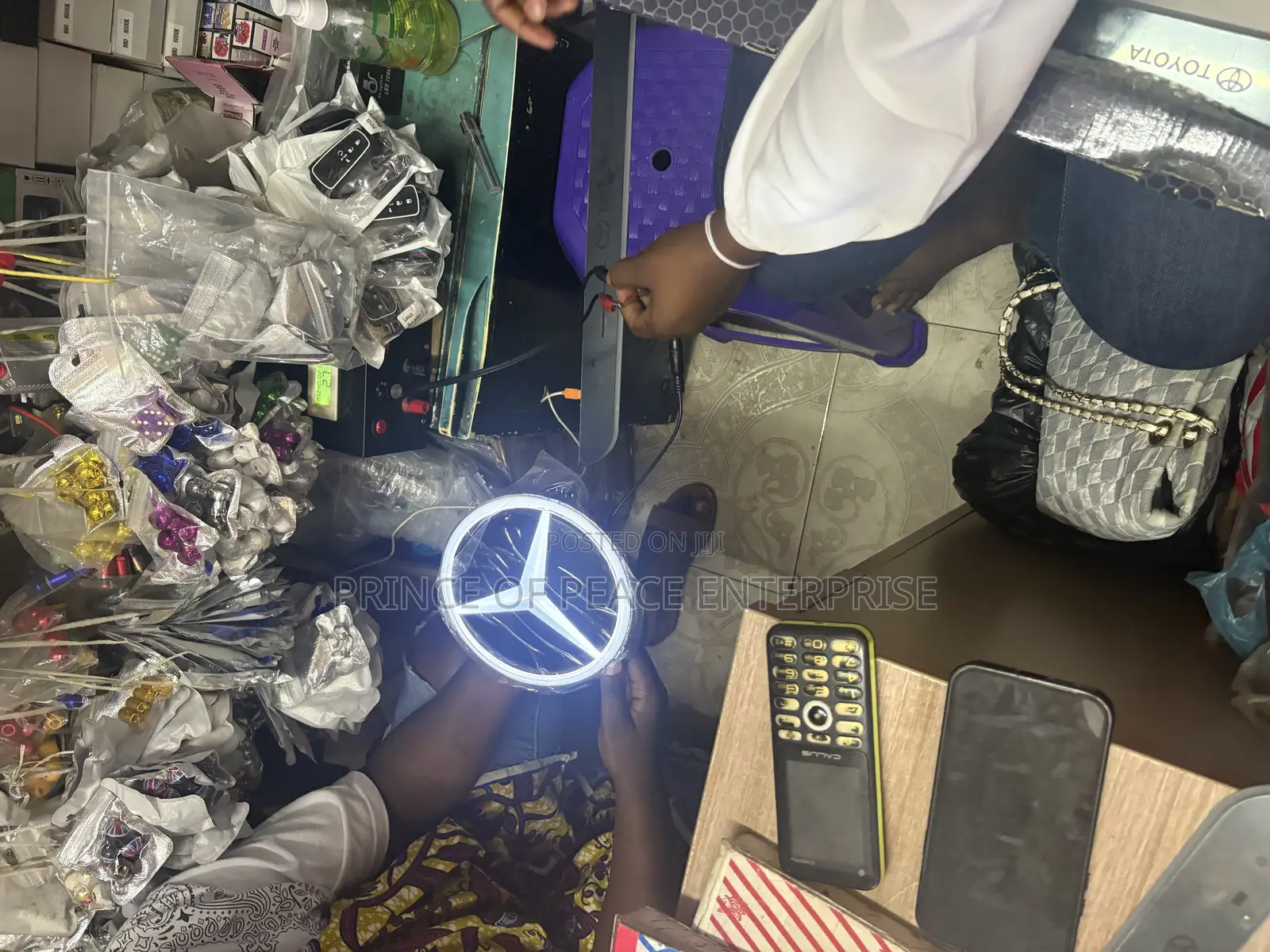 Mercedes Benz Full Led Front Crown or Emblem