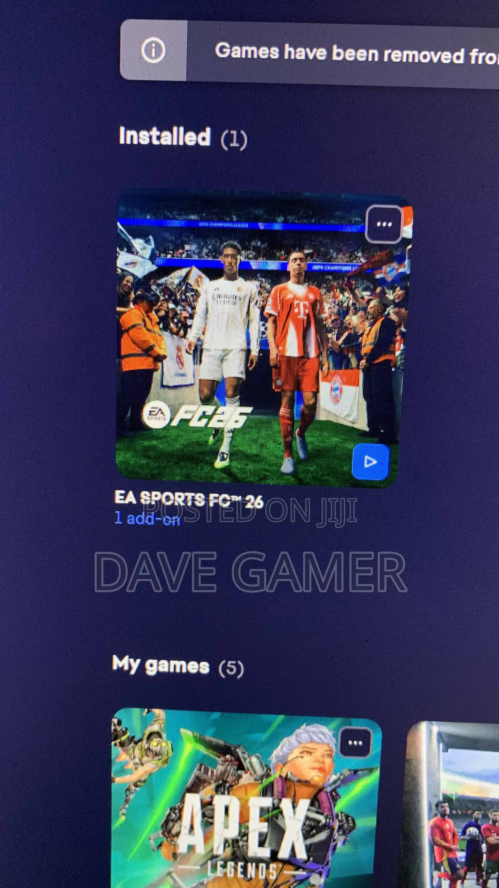 Ea Fc 26 Pc - Ea App (Personal Account - Own Details)