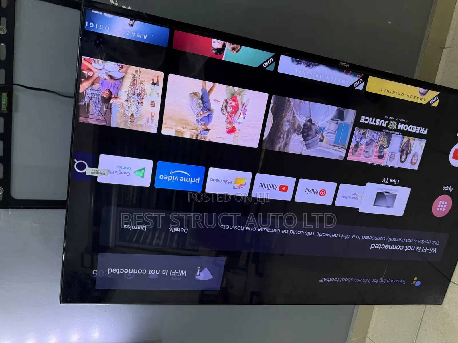 Haier 55 Inches Smart Satellite Tv