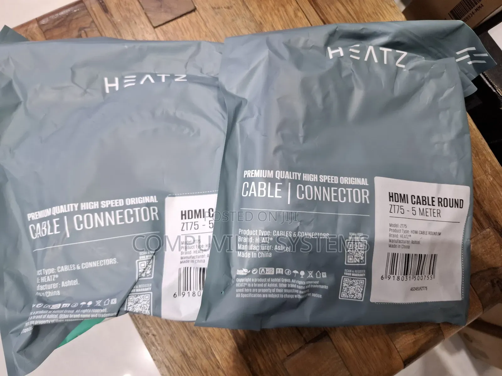 Heatz Zt75 Hdmi 5 Meter Round Cable