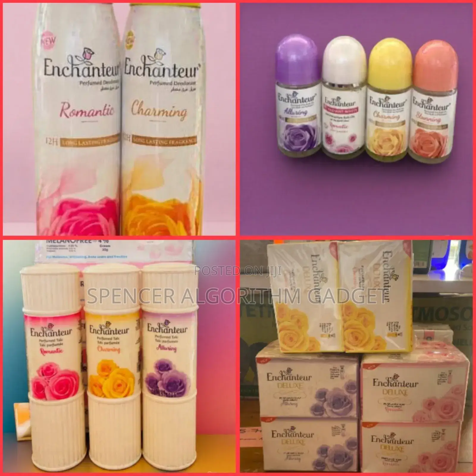 Enchanteur Deluxe Romantic/Alluring/Powder/Soap/ Roll On/ Spray