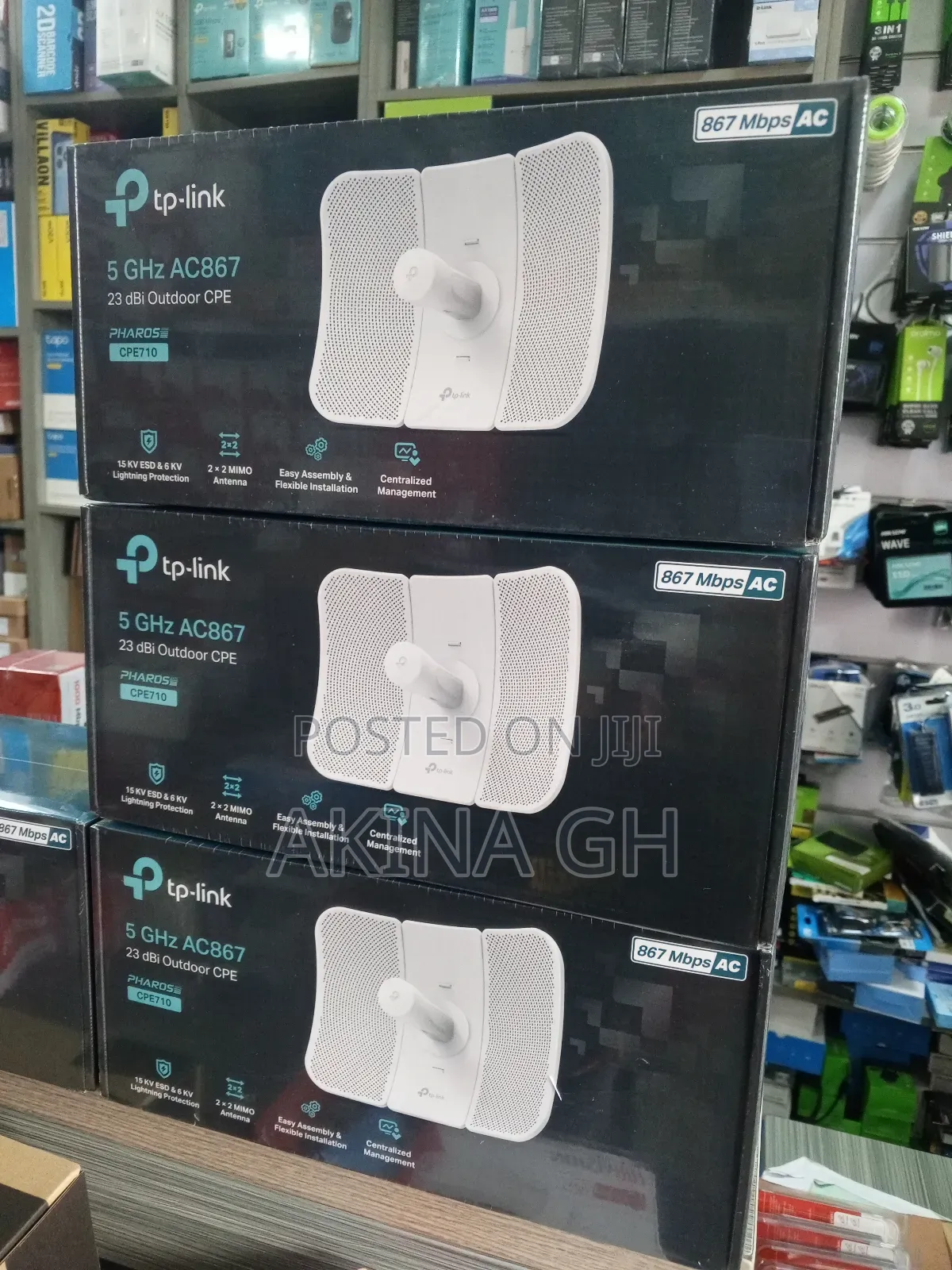Tp-Link Cpe710 5ghz Ac867 Outdoor Cpe 23 Dpi Point to Point