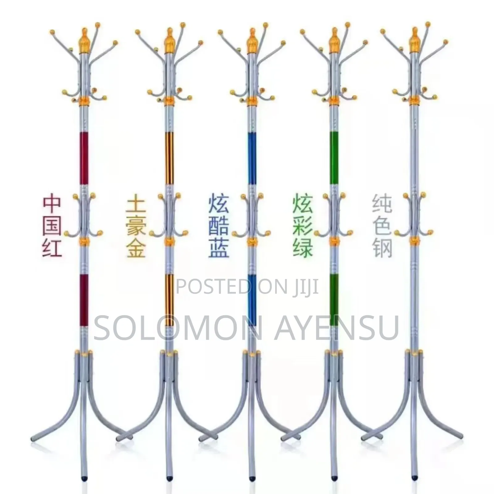 Quality Stainless Coat Rack Available in Different Colours