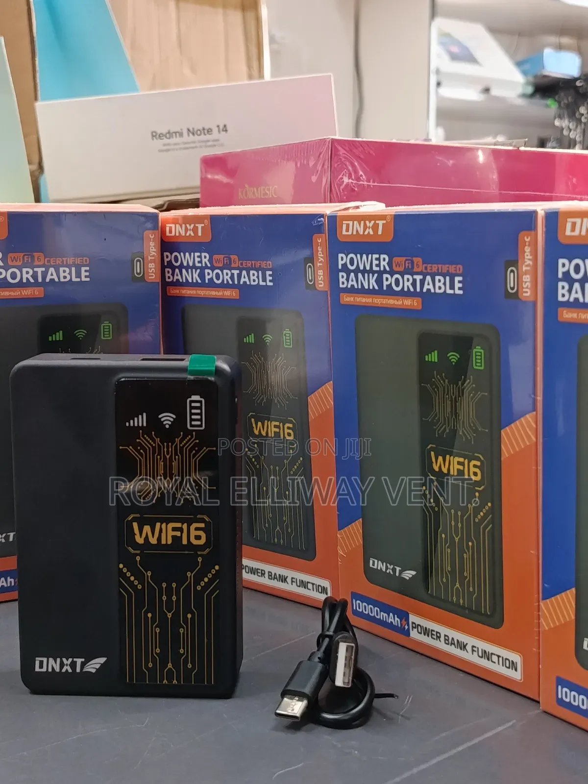 Usb Type C Power Bank and Wifi