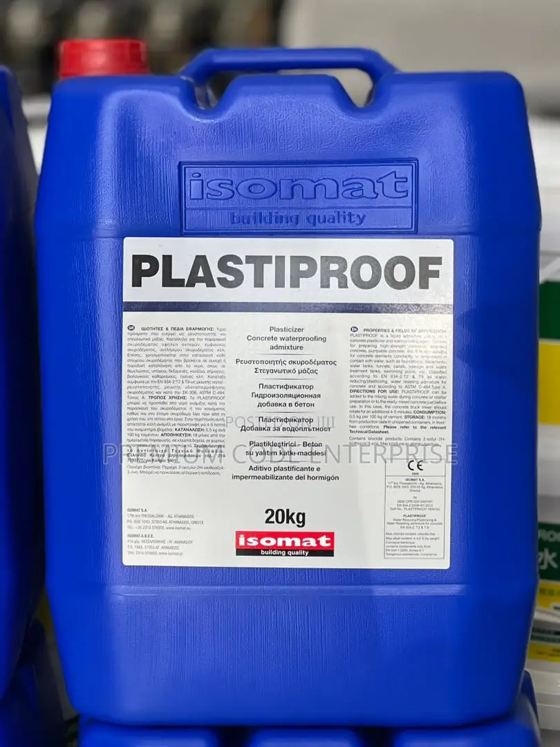 Plastiproof Concrete Waterproofing Admixture 20kg Integral Plasticizer