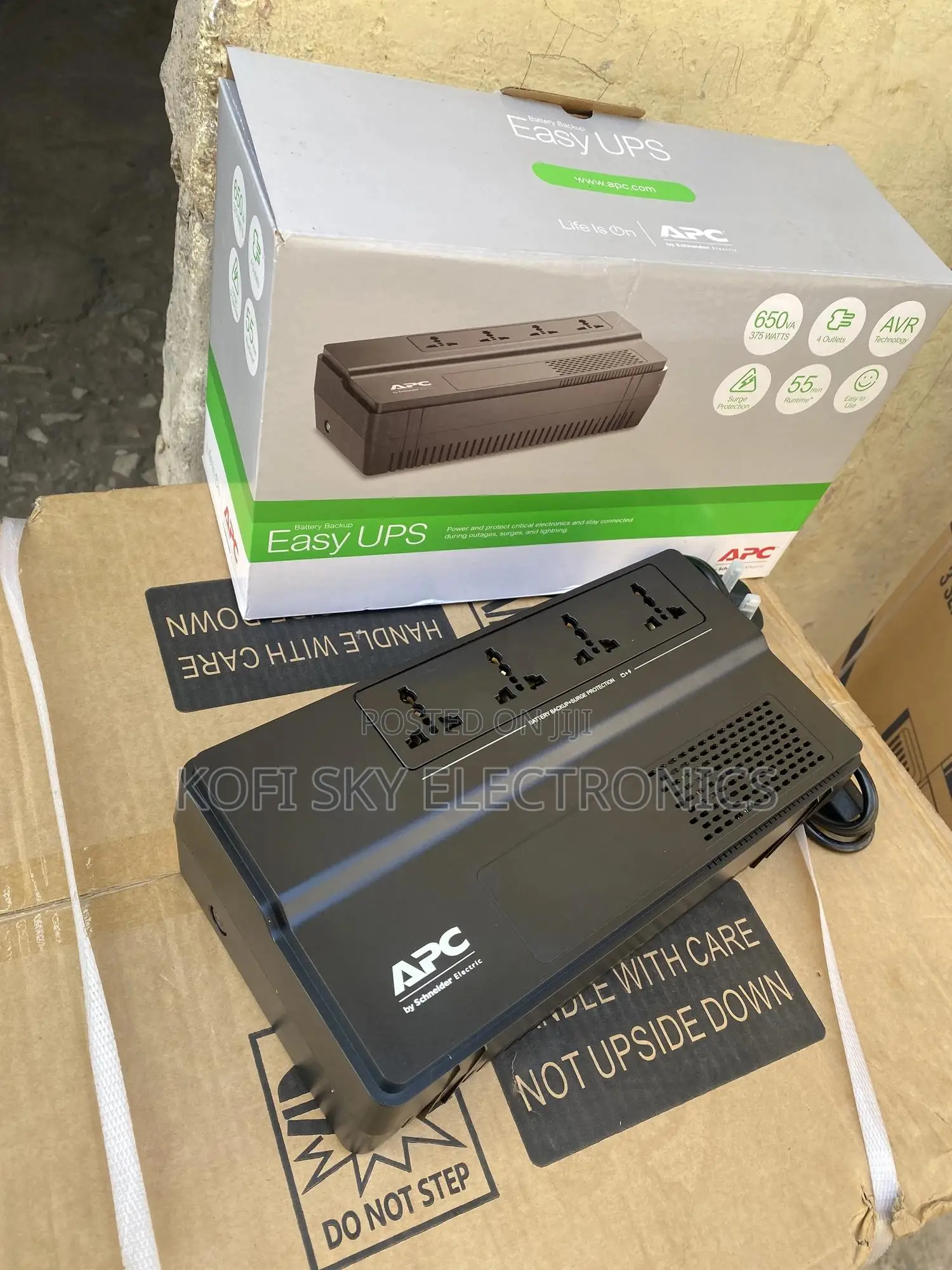 Apc 650va Easy Battery Back Up Ups
