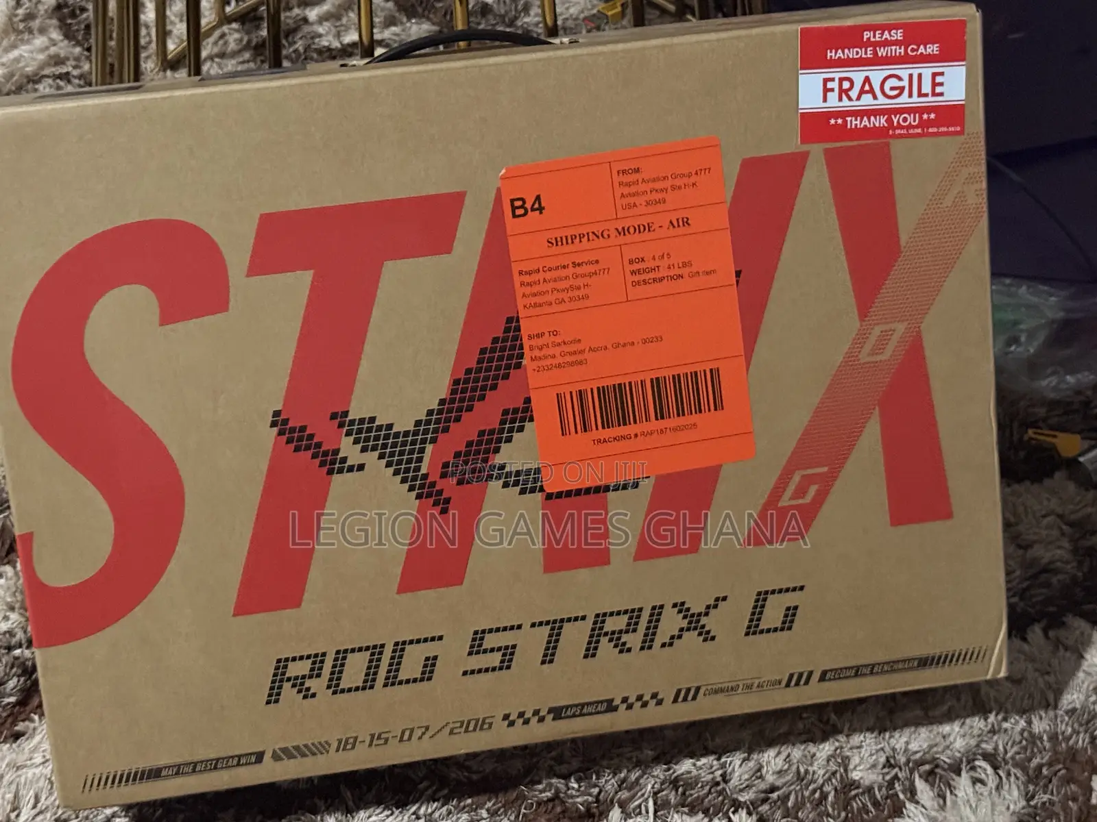 New Laptop Asus ROG Strix G16 G614 16GB Intel Core i9 SSD 1T