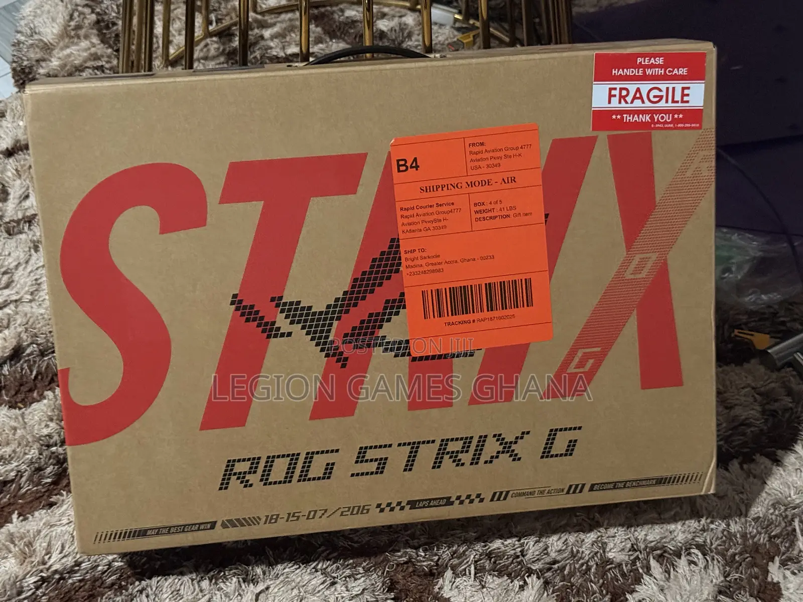 New Laptop Asus ROG Strix G16 G614 16GB Intel Core i9 SSD 1T