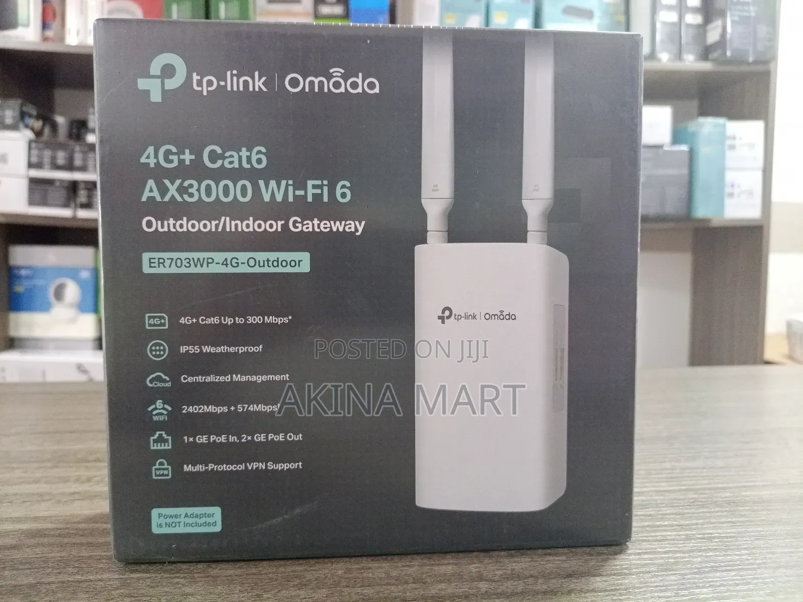 4g+ Cat6 Ax300 Wifi 6 Outdoor/Indoor Gateway Er703wp-4g Outdoor
