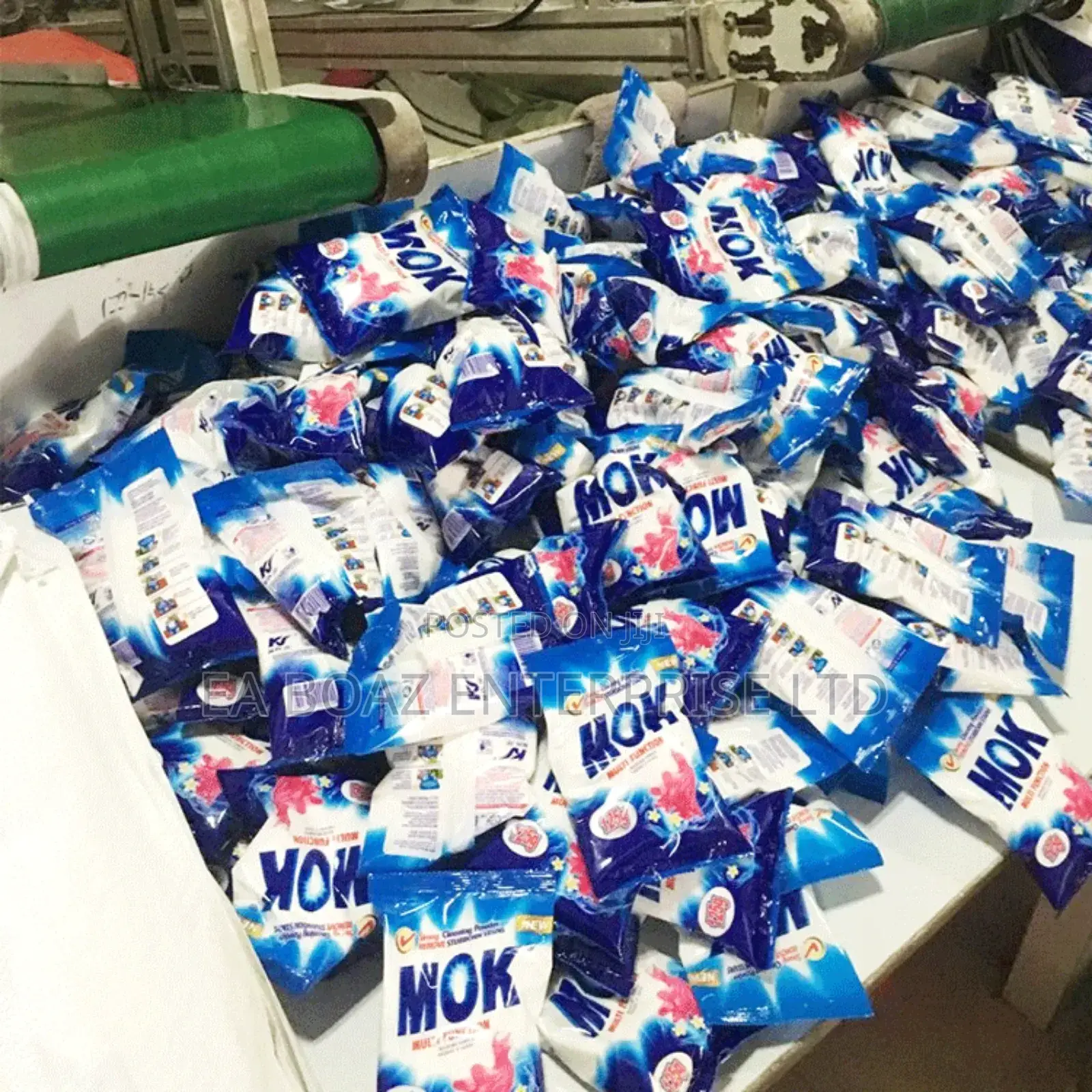 Mok Laundry Detergent Washing Powder (Strip of 10) –35g Small Size