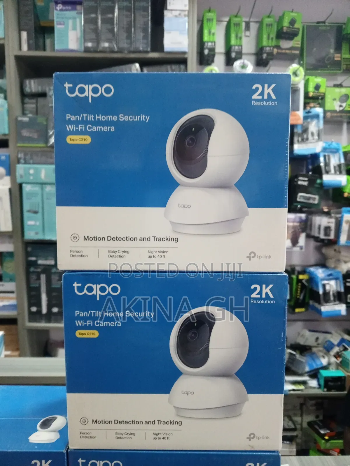 Tp-Link Tapo Pan/Tilt Home Security Wi-Fi Camera Tapo C210