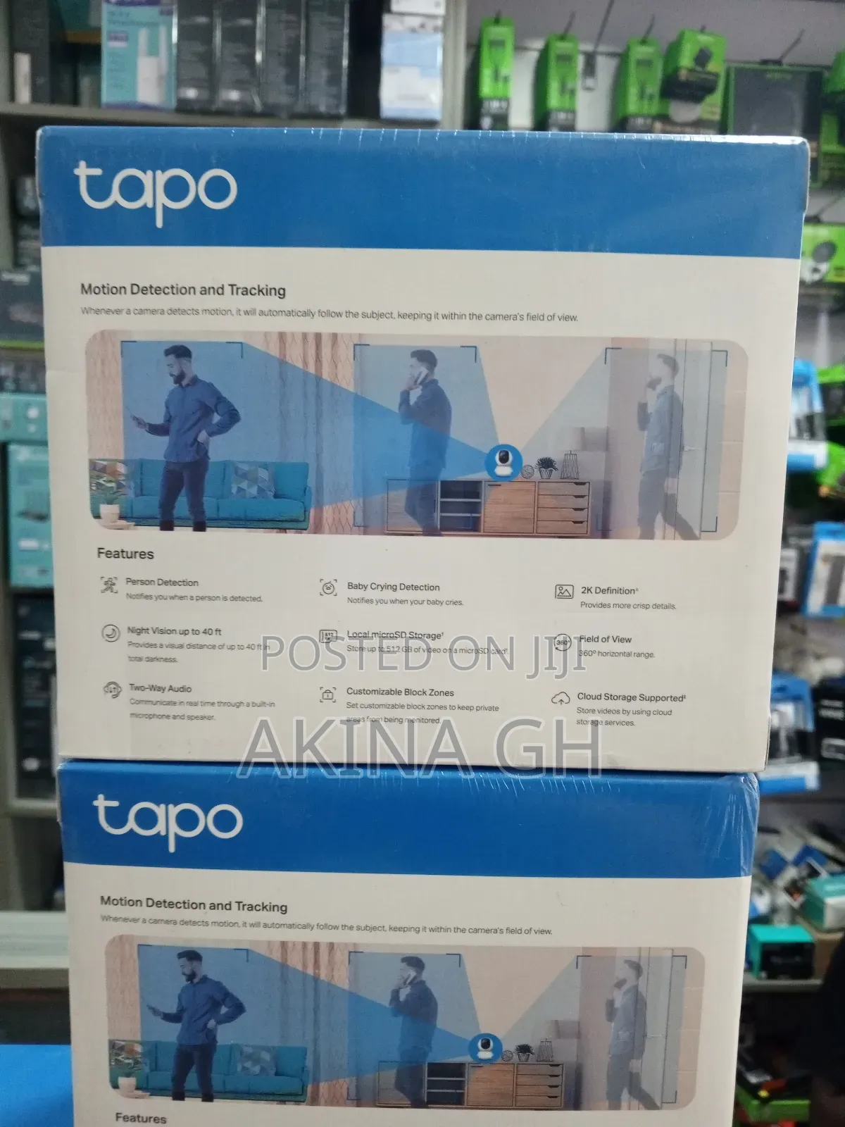 Tp-Link Tapo Pan/Tilt Home Security Wi-Fi Camera Tapo C210