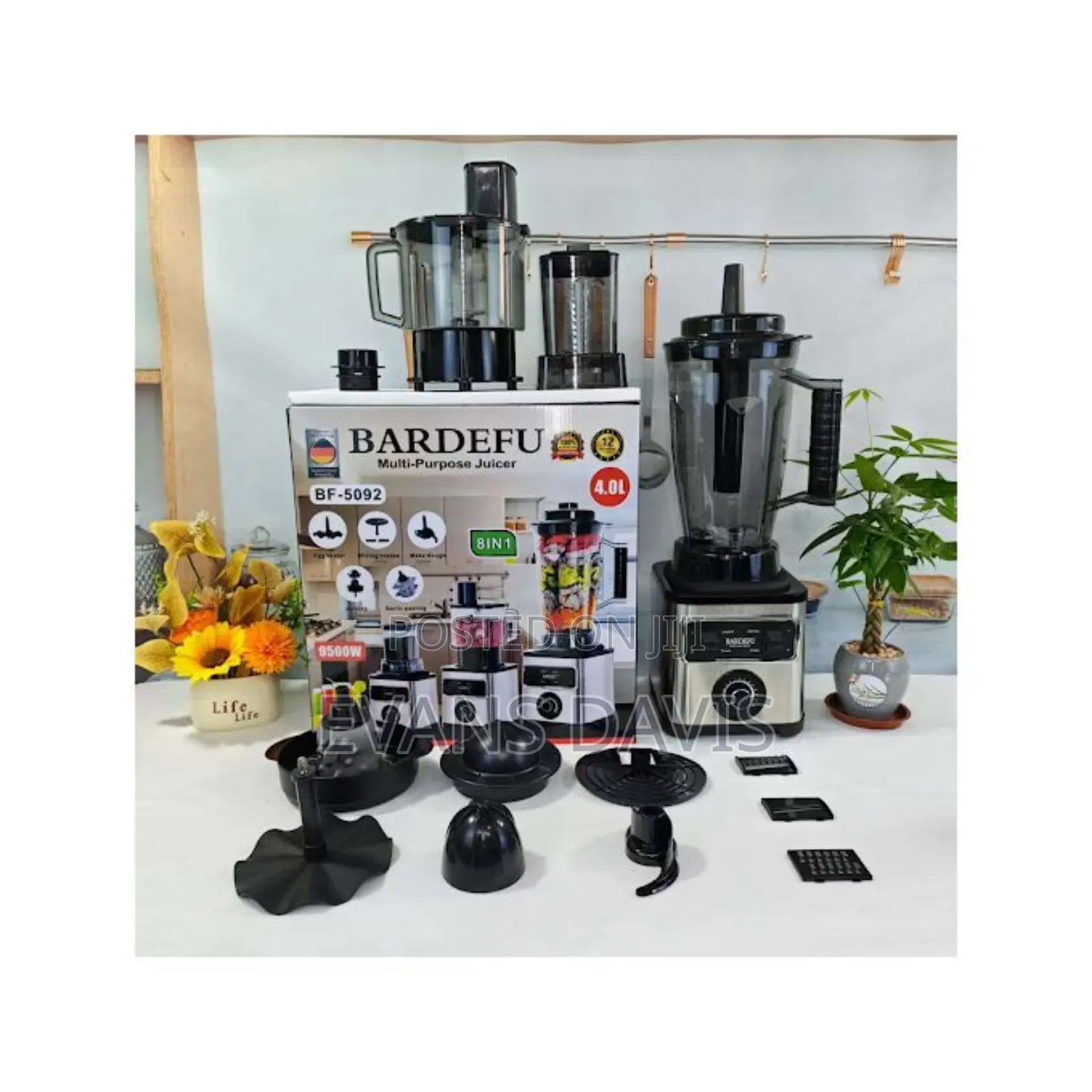 8 in 1 Bardefu 4ltr Blender 9500w
