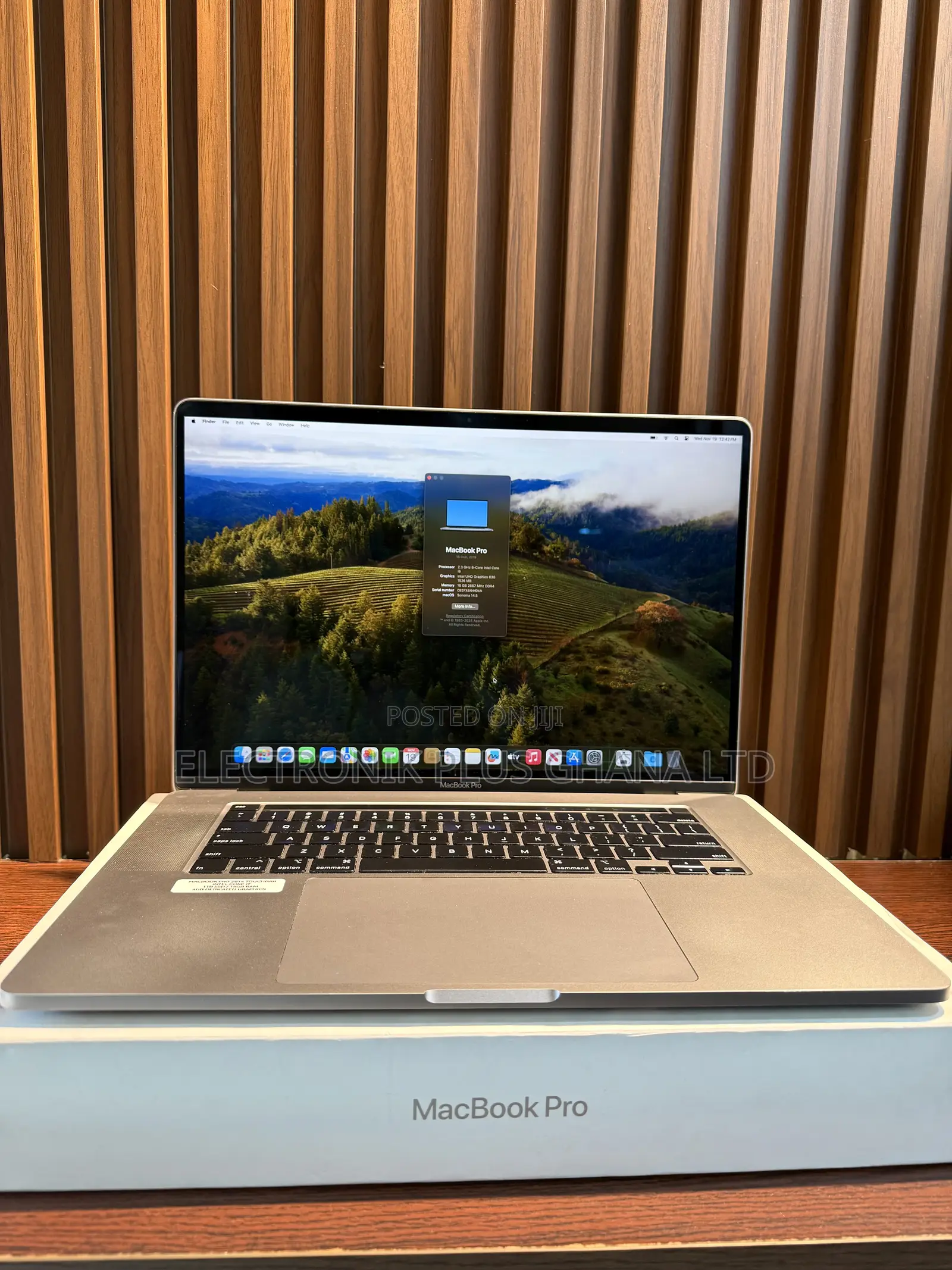 Laptop Apple MacBook Pro 2019 16GB Intel Core i9 SSD 1T