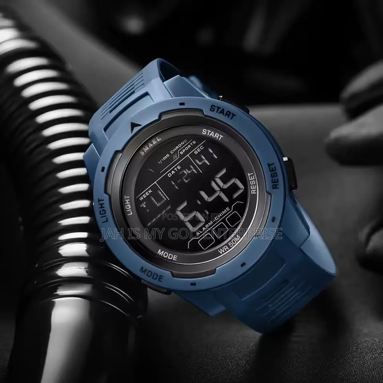 Smael 8105 Digital Sports Led Men's 50m Waterproof Digital Light Watch