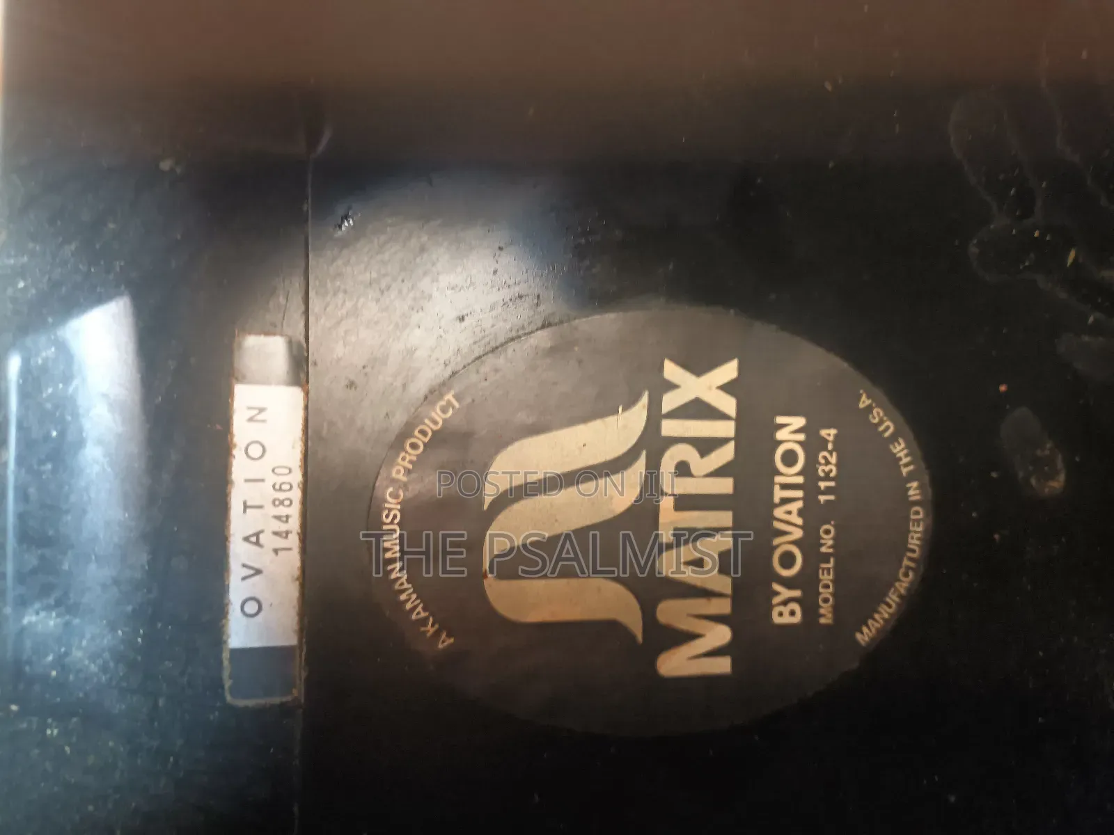 Matrix by Ovation in Solid Case With Strap New Set of Strings