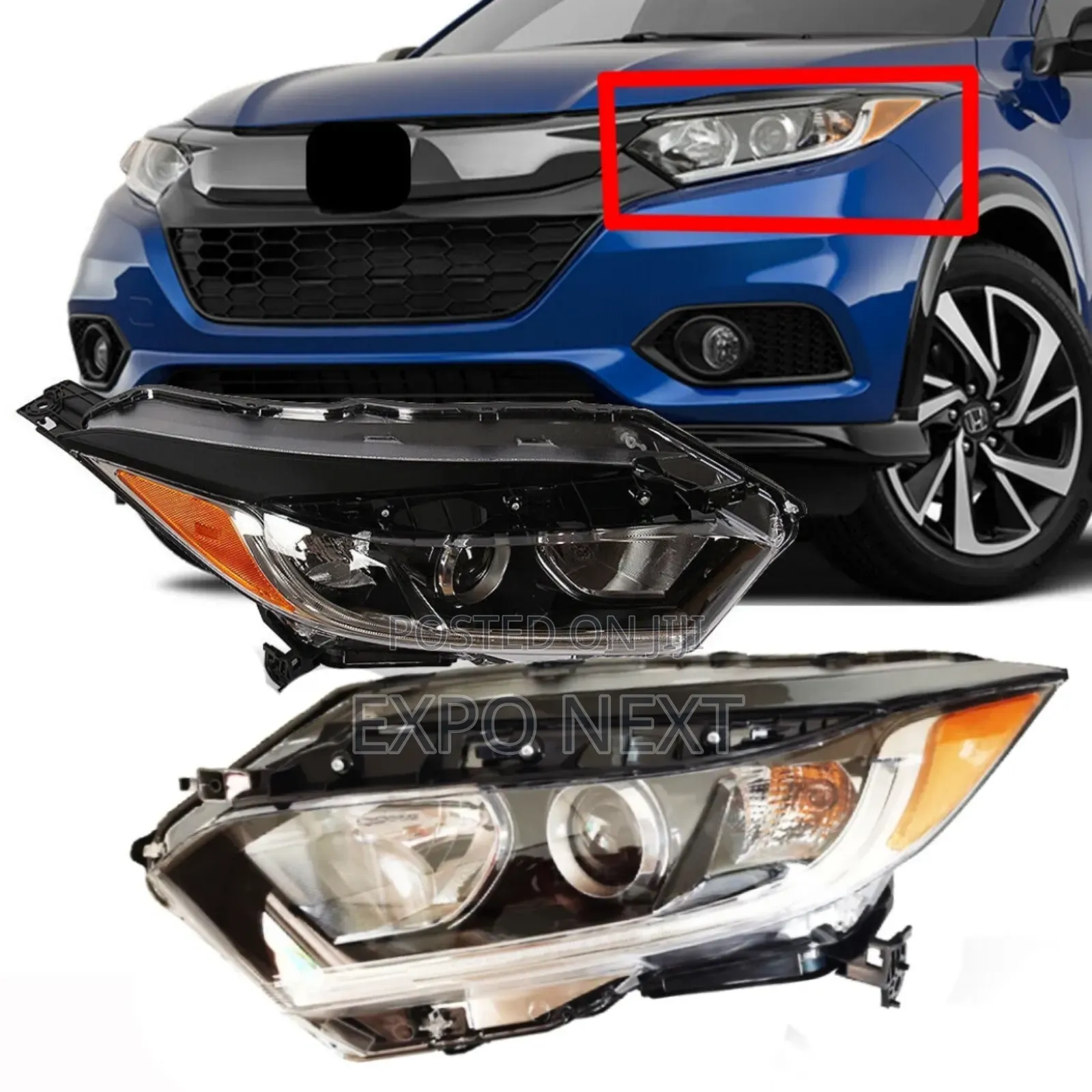 Headlights Halogen For 2019-2022 Honda Hr-v With Led