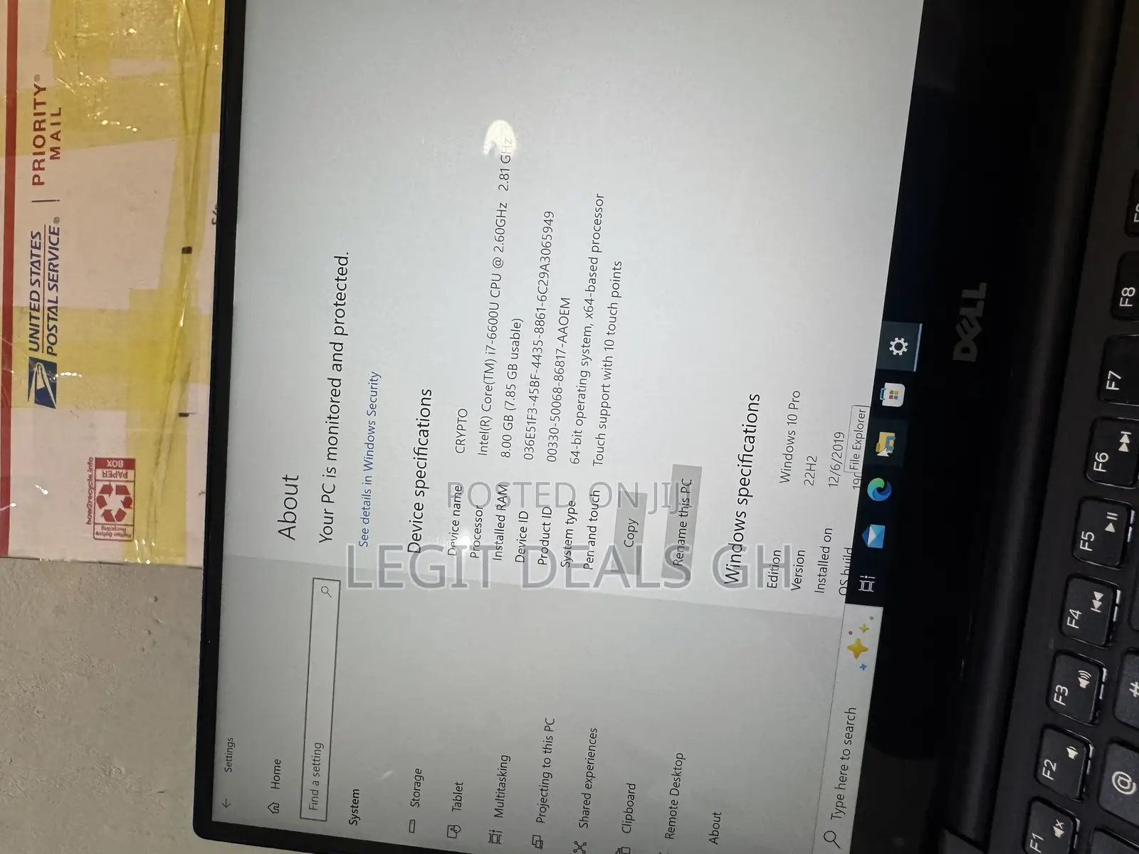 Laptop Dell XPS 13 8GB Intel Core i7 SSD 512GB