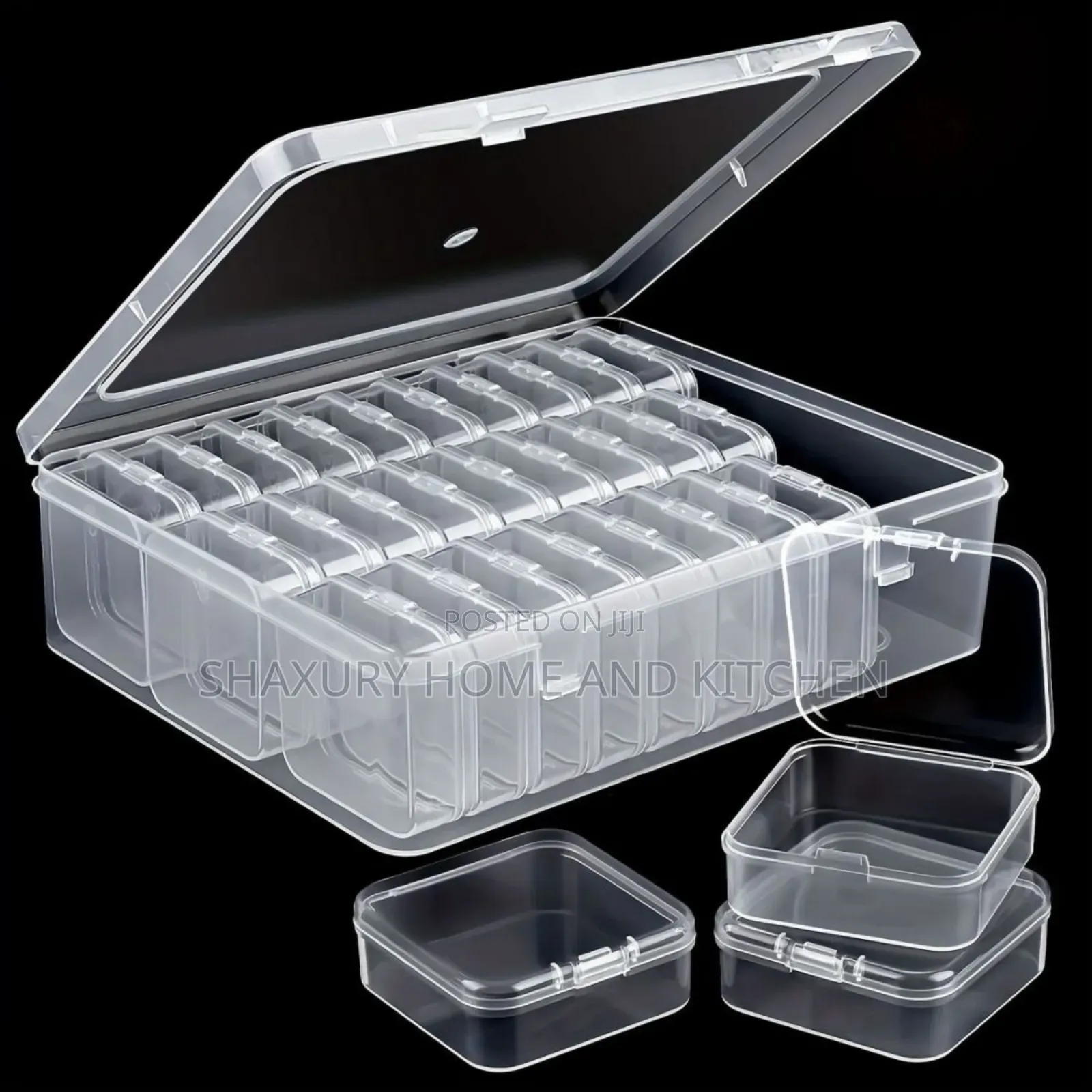 Transparent Jewelry Organizer Storage Box