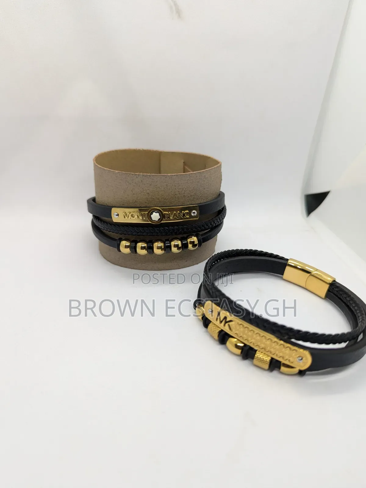 Mont Blanc Leather Bracelet