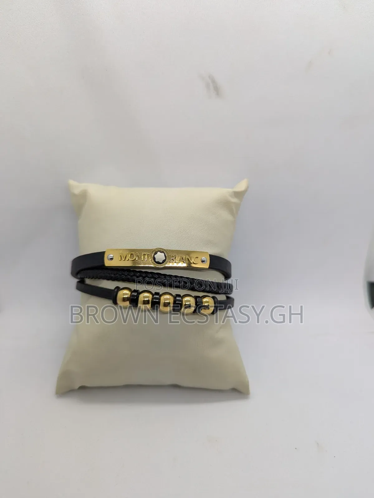 Mont Blanc Leather Bracelet