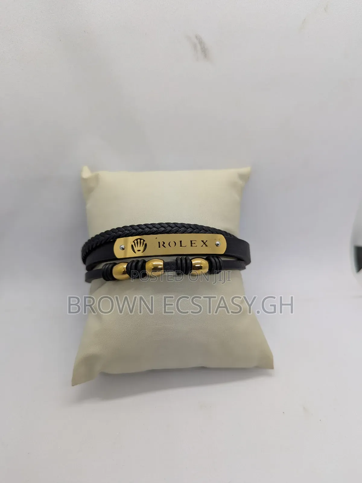 Rolex Leather Bracelets (Various Designs)