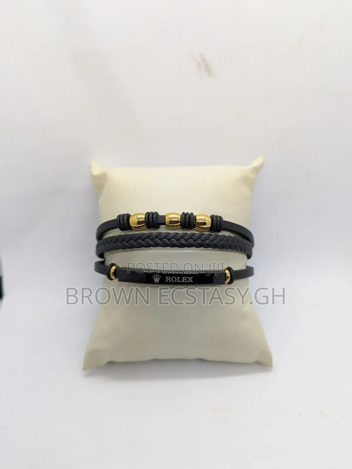 Rolex Leather Bracelets (Various Designs)