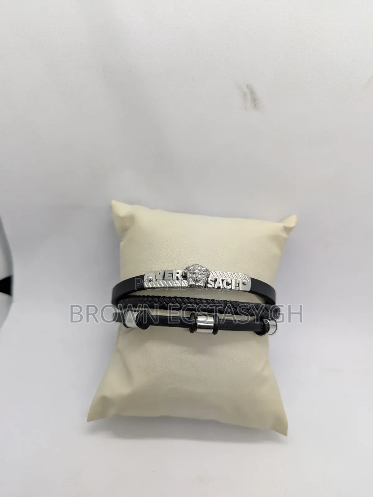 Versace Leather Bracelet