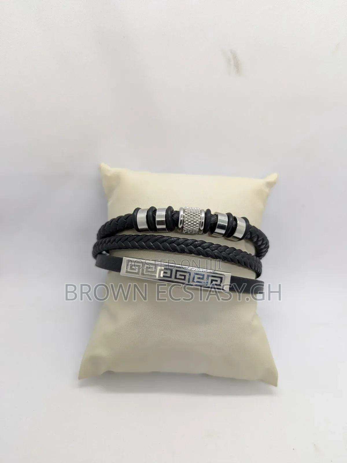 Versace Leather Bracelet