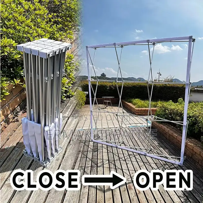 Portable Backdrop With Print ( Collapsible)