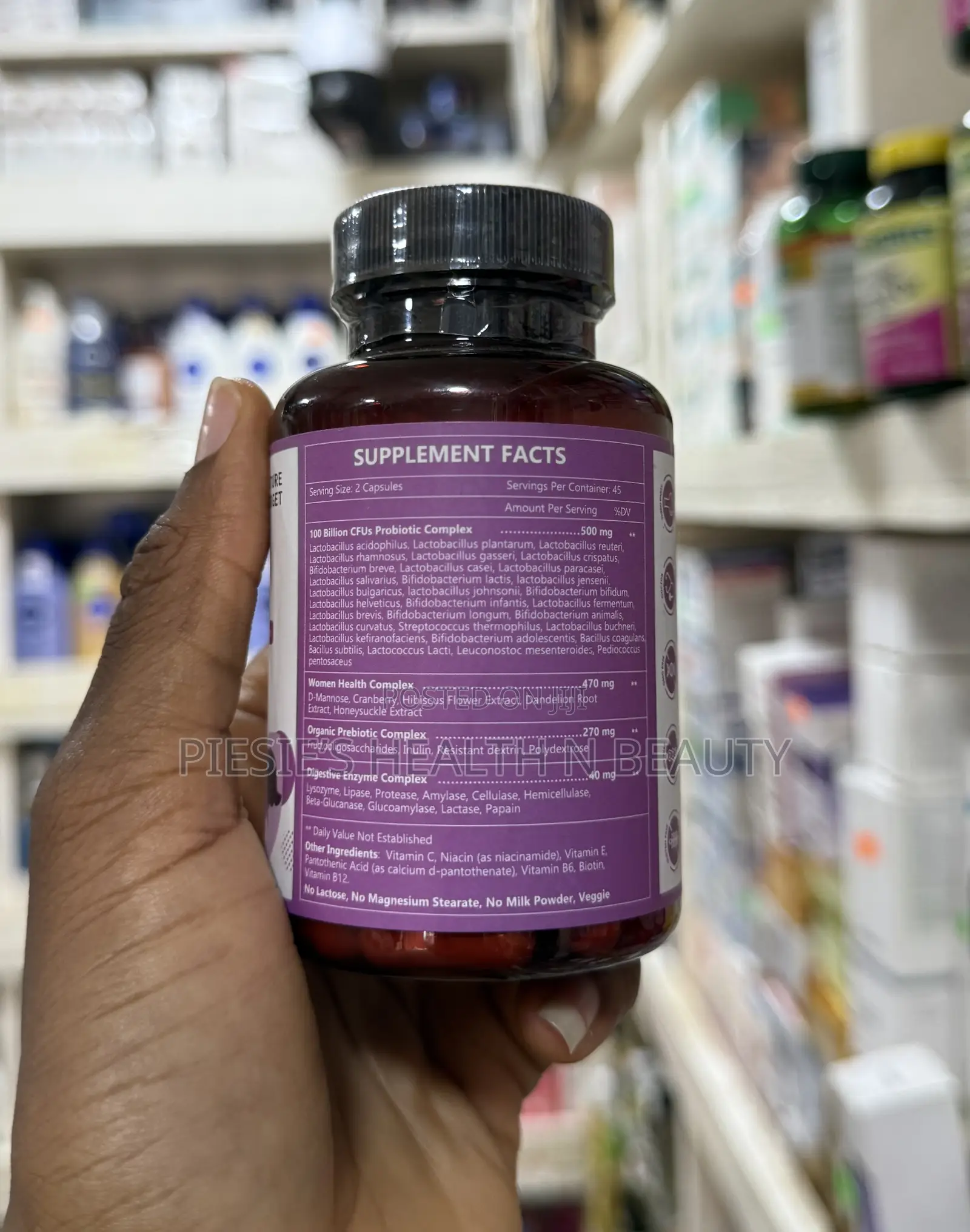 Probiotic for Women's Gut Health, 90 Veggie Capsules, 100 Billion Cfus