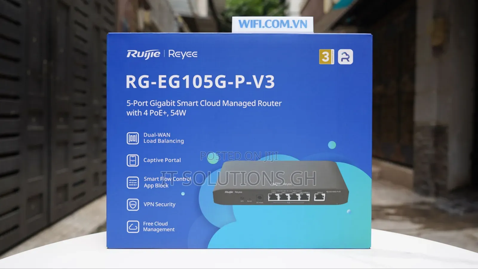 Rg-Eg105g-P-V3 Reyee Cloud Managed Poe Router