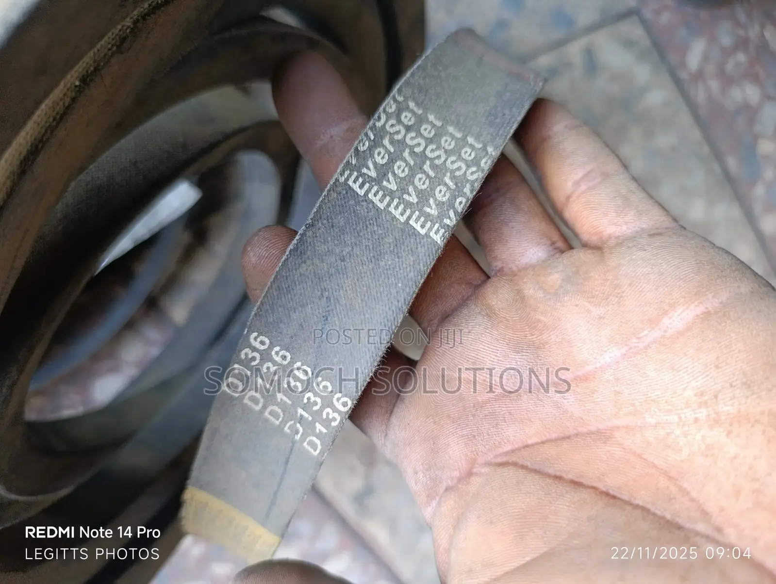 Industrial v Belt Spare Parts Ghana D 316 Industrial Consumables Ghana
