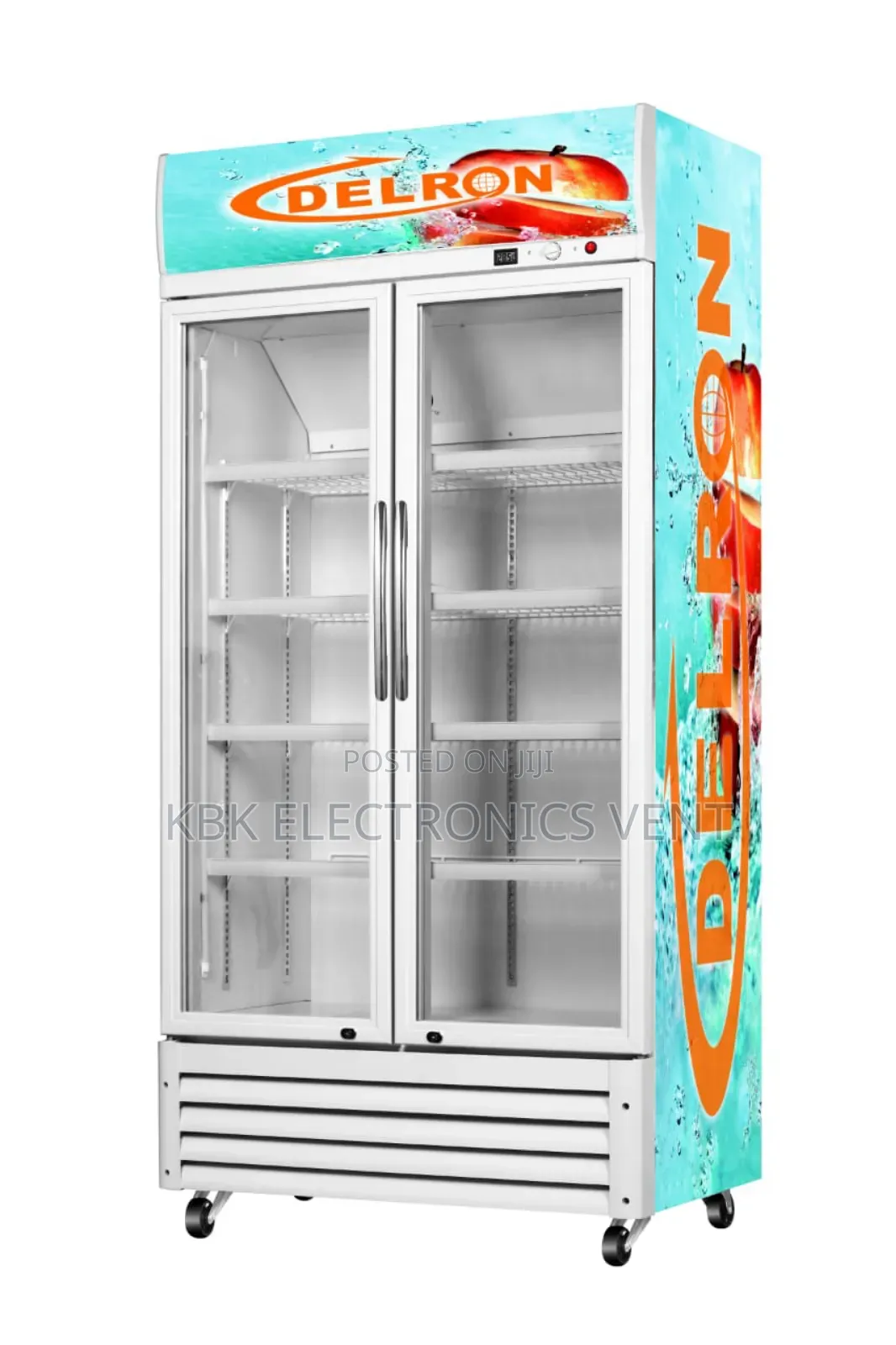 Delron 550ltr Two Door Showcase Refrigerator