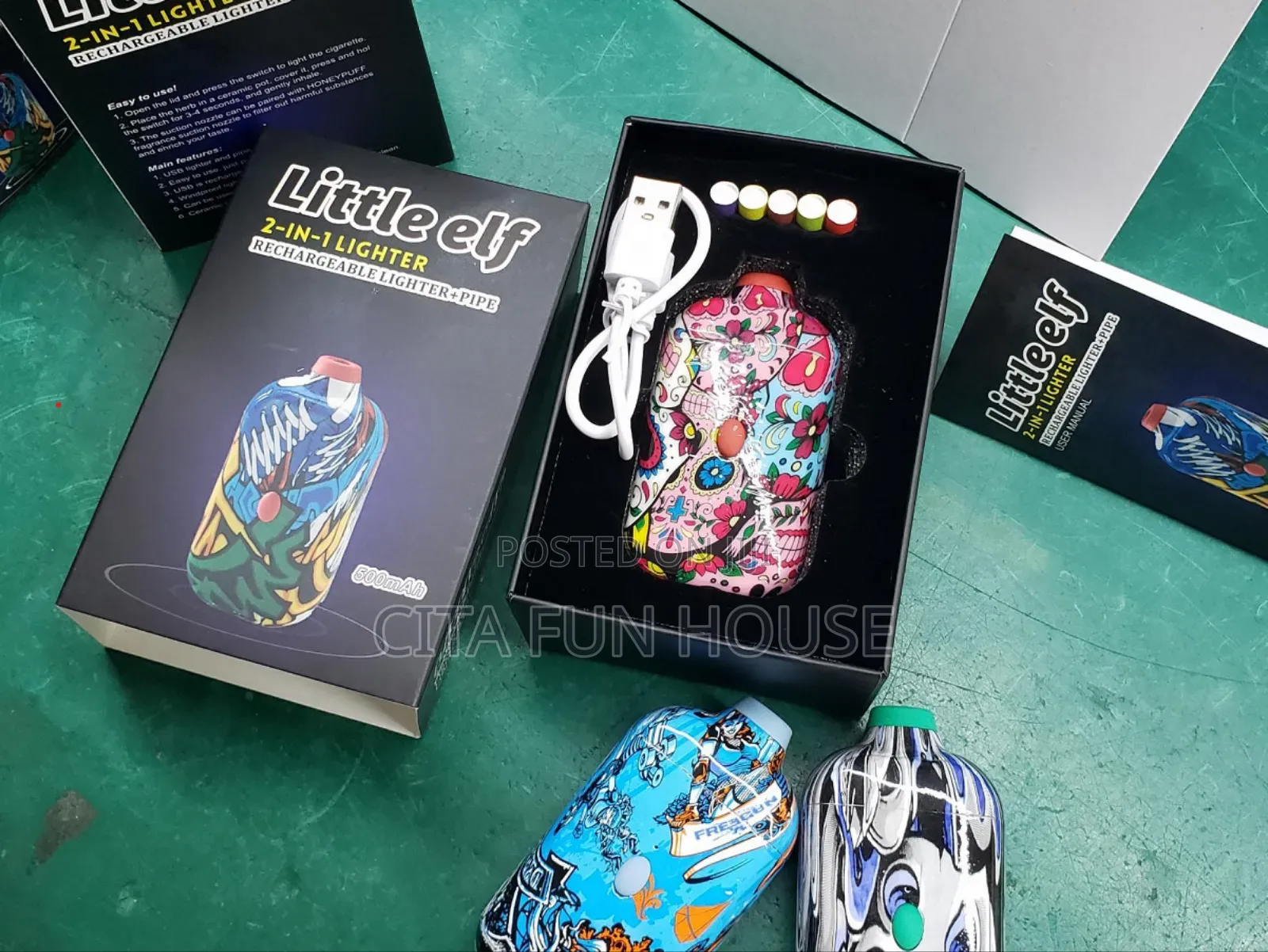 2 in 1 Little Elf Rechargeable Lighter /Vape