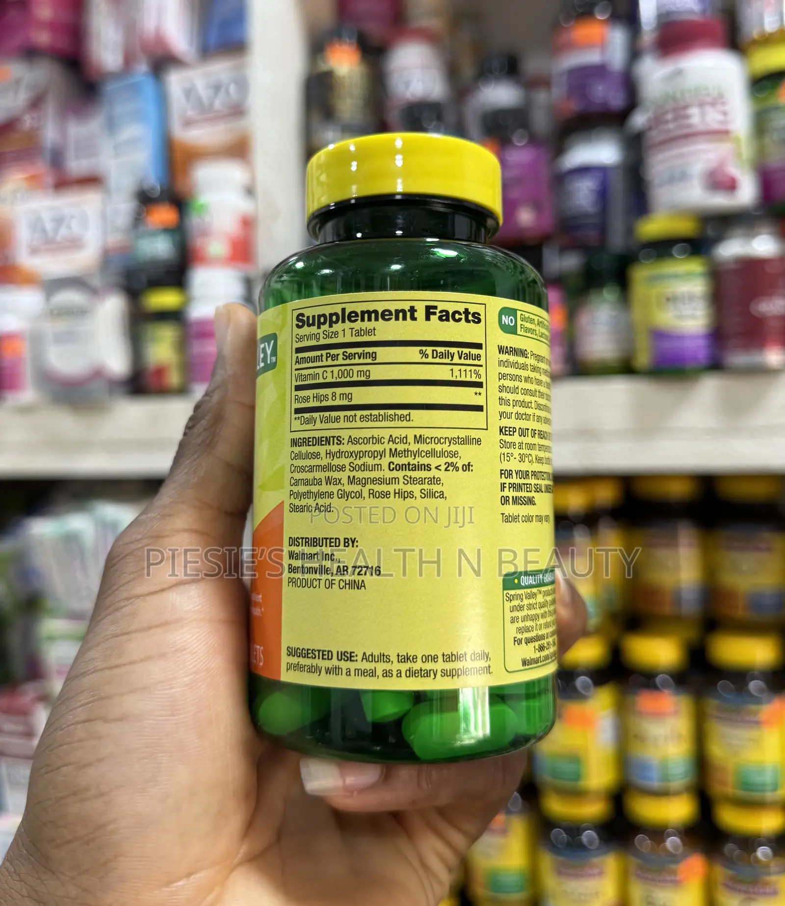Spring Valley Vitamin C 1000 Mg, 100 Tablets