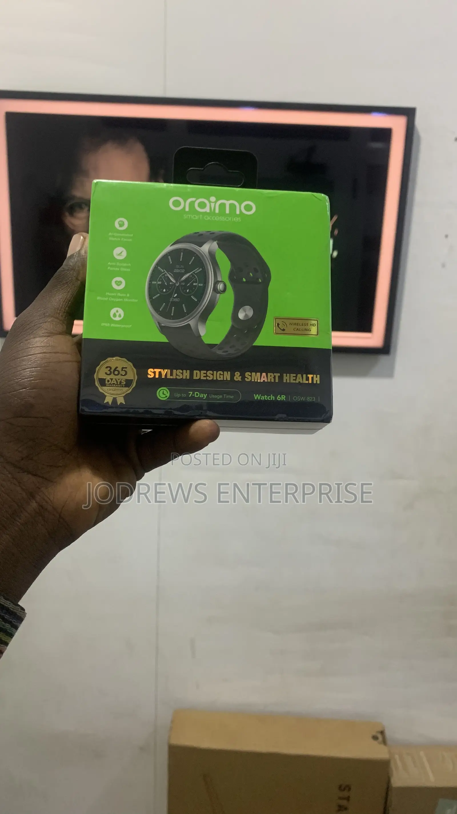Oraimo Watch 6r 1.39” Anti-Scratch Ip68 Smart Watch