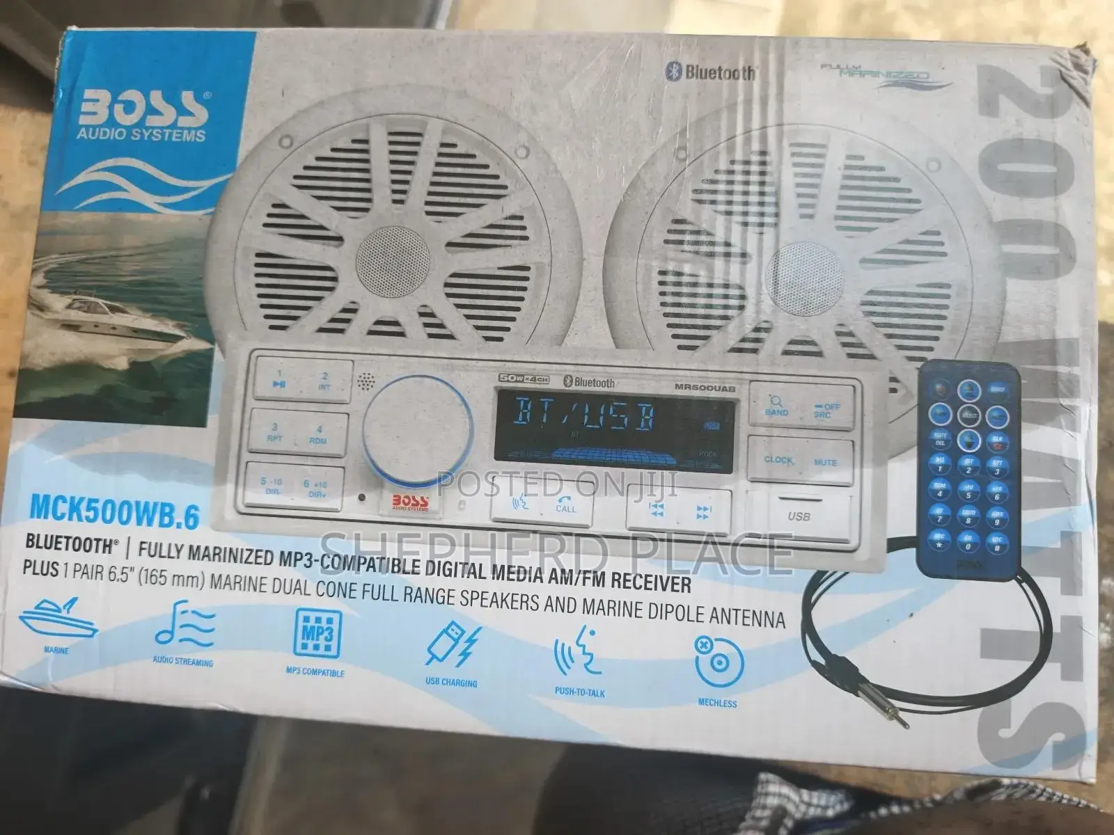 Boss Audio McK500wb.6 Marine Digital Media Am/Fm Receiver Kit