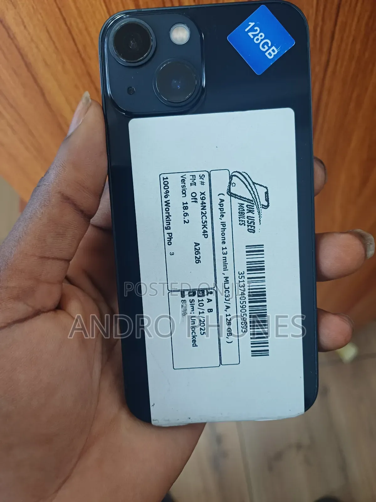 Apple iPhone 13 Mini 128 GB Black