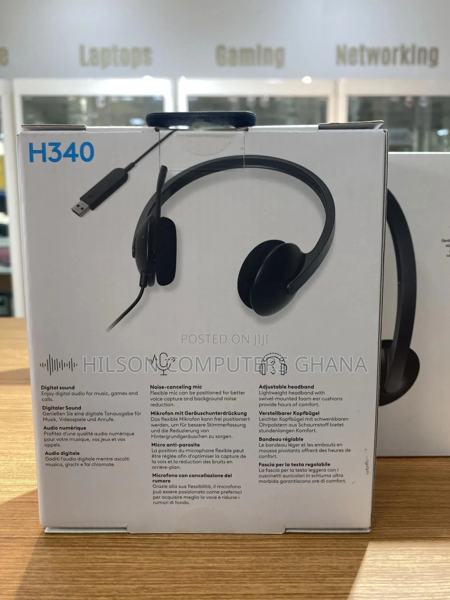 Logitech H340 Stereo Wired Over Ear Usb Headphone