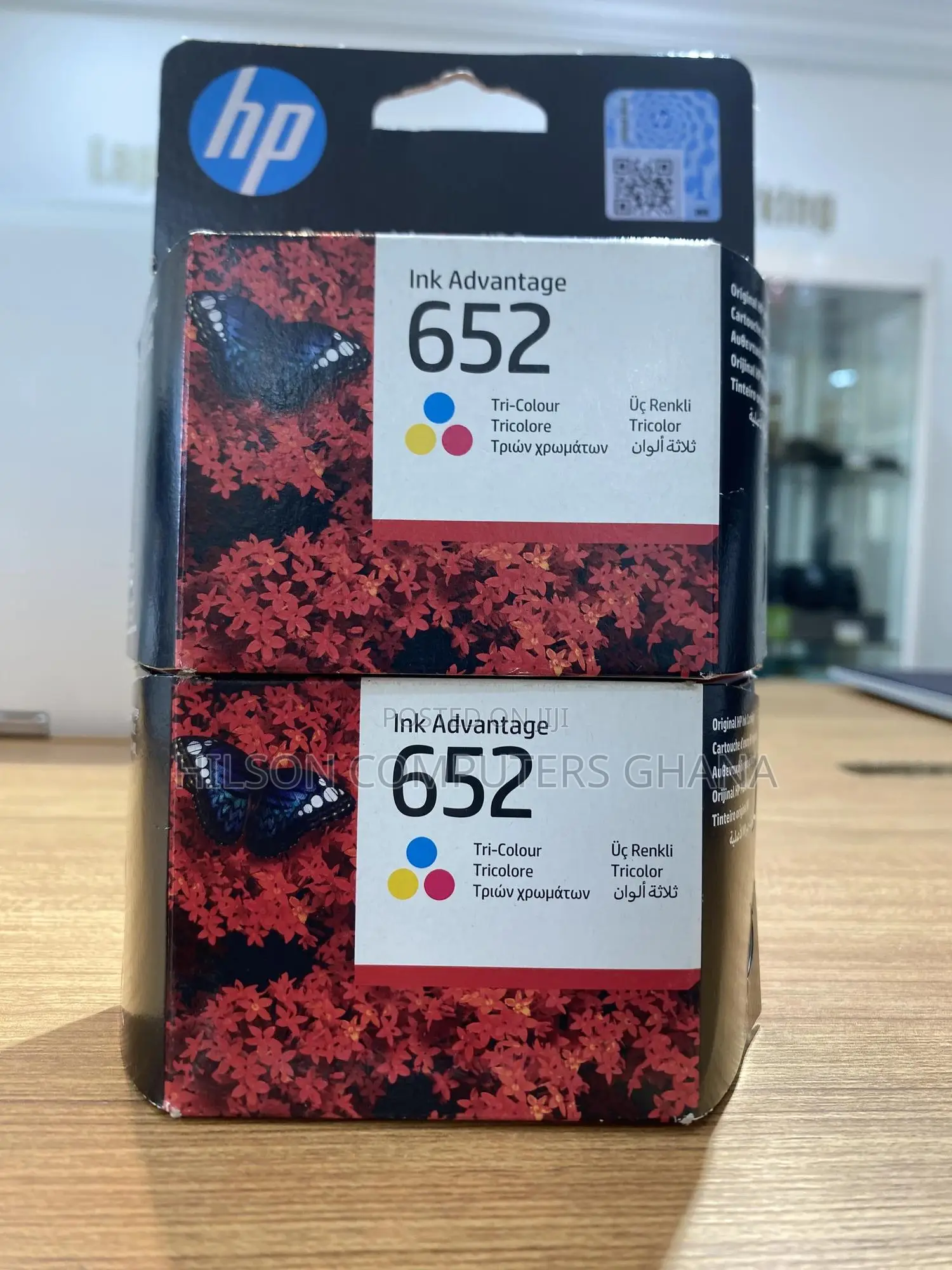 Hp 652 Original Ink Cartridge-Tricolor