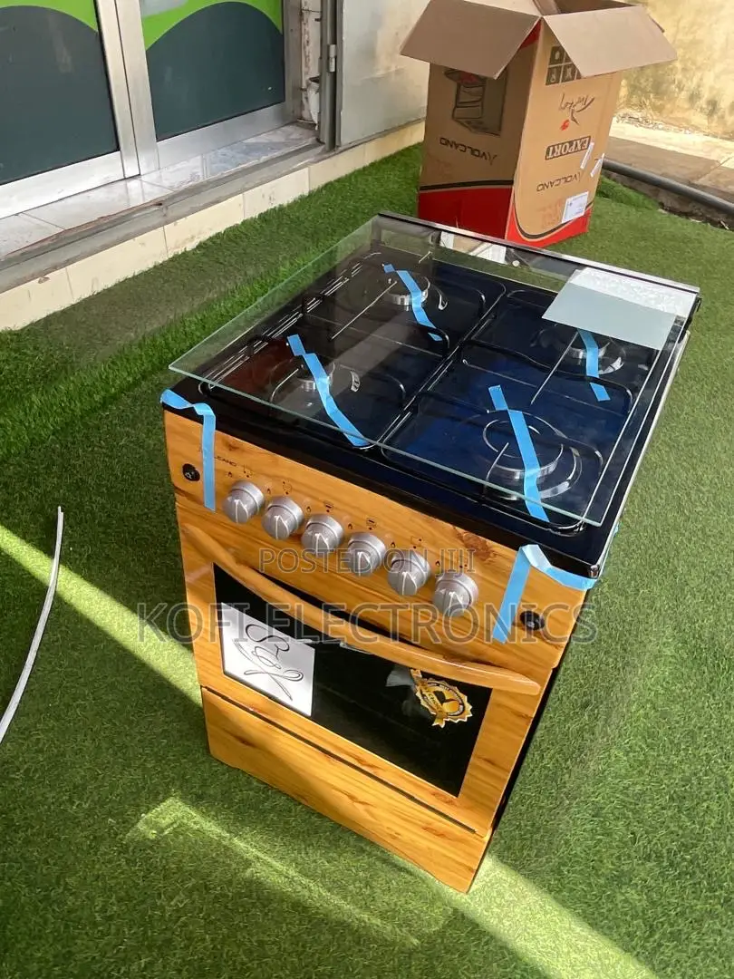 Volcano Wooden 4-Burner Cooker Ignite Your Culinary Adventure!