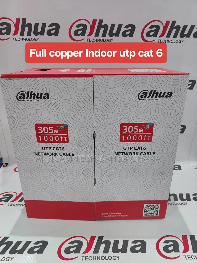 Dahua 305m Indoor Full Copper Utp Cat 6