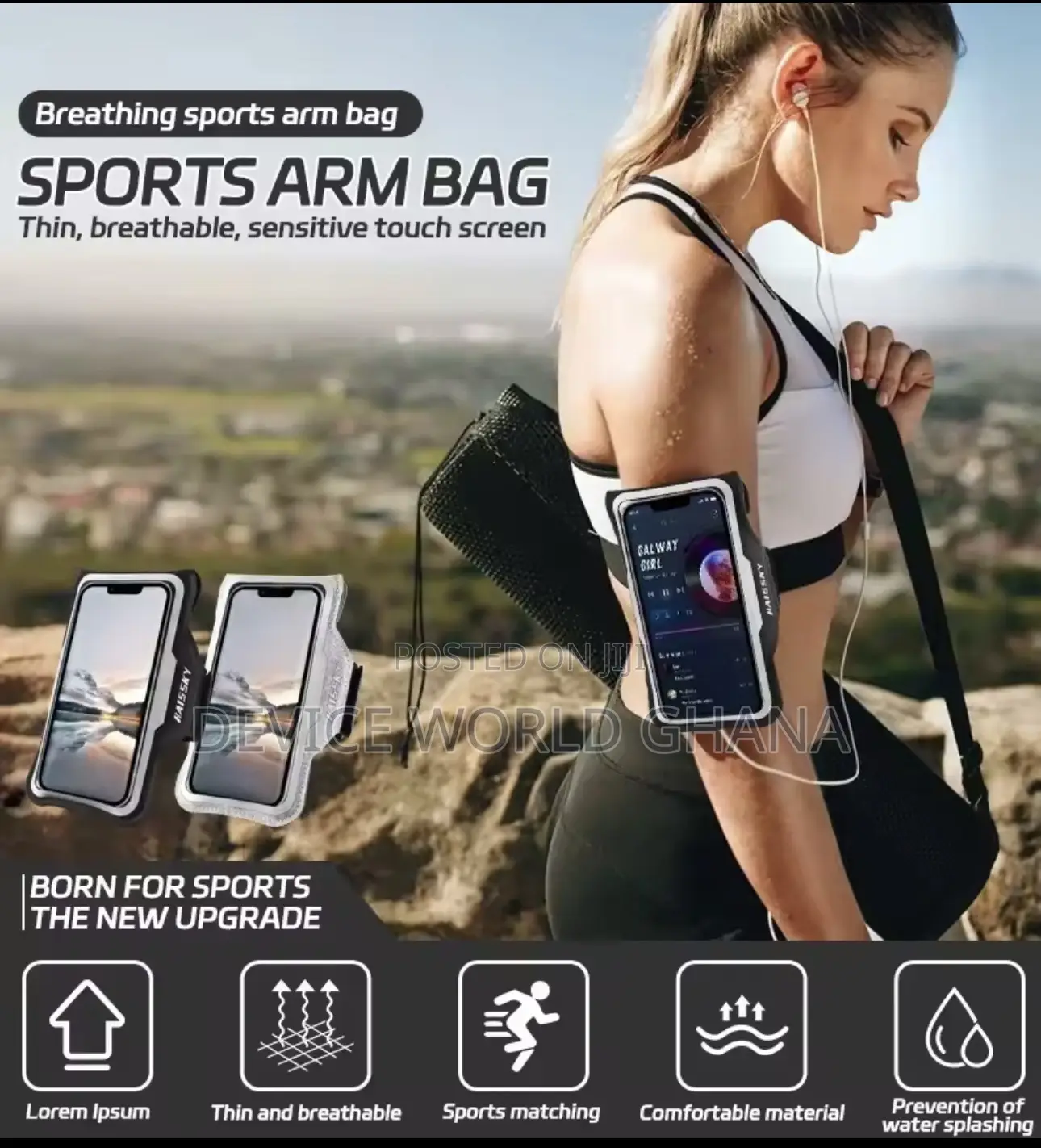 Protective Phone Arm Band for Workout and Jogging Gym