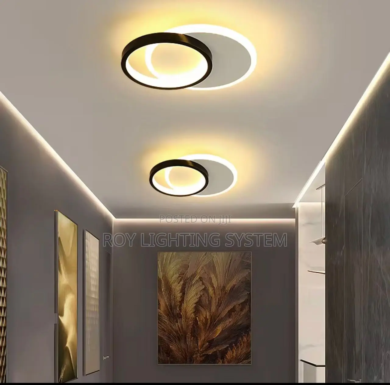 3colored Panel Light.