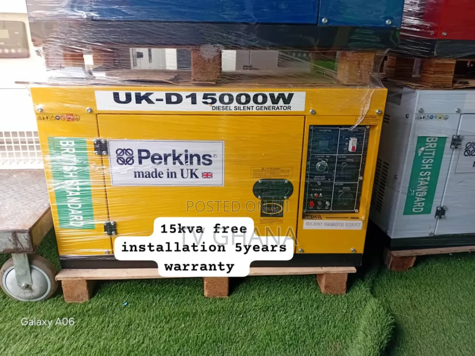 Perkins 15kva Diesel Generator – Original Uk Model, Super Silent
